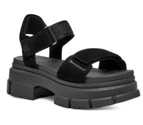 Field Fast Fitness Vibe UGG Ashton Leather Ankle Strap Platform Sandals