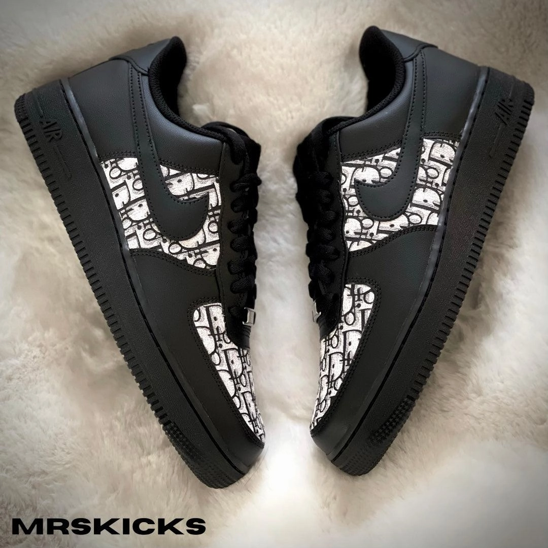 Soft Custom Black CD Airforce 1