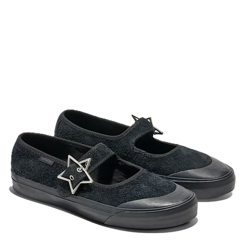 Vans Women's Mary Jane in Black Suede Synthetic Upper