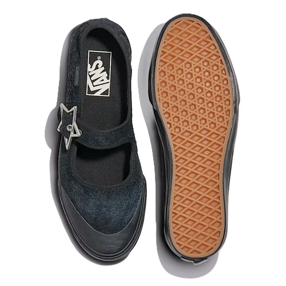 Work Ready Smart Fit Vans Women's Mary Jane in Black Suede