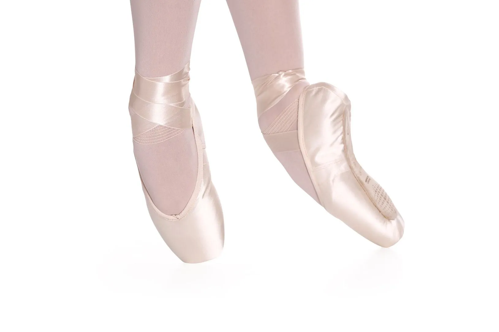 Wilhemina -- Pointe Shoe --  Pink Satin Calm Step
