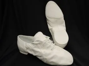 Women's Jazz Soft -- Split Sole Jazz Oxford -- White Stride Bold Fashionable