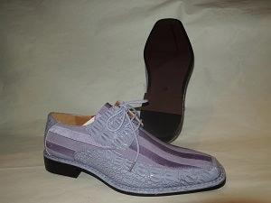 Brian --  Men's Dress Oxford  -- Lavender Smooth Finish Strong Grip