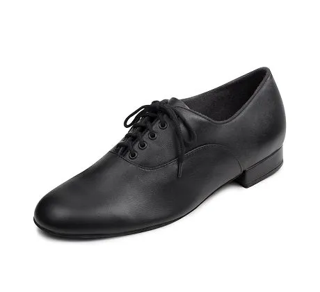 Xavier -- Men's Standard Ballroom Oxford -- Black Icon Edge