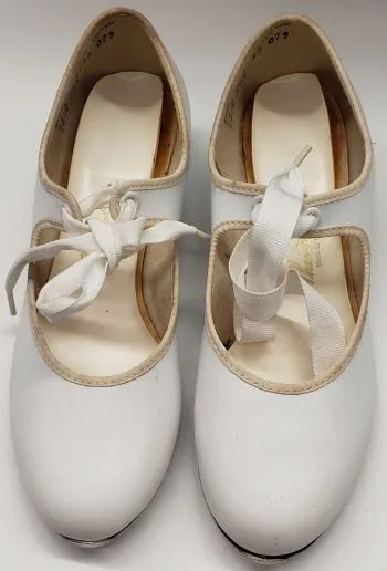 Handmade Oxfords Yazmine III -- Women's Economy Tap Oxford -- White