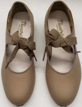 Yazmine -- Women's Economy Tap Oxford -- Tan Comfort Strap